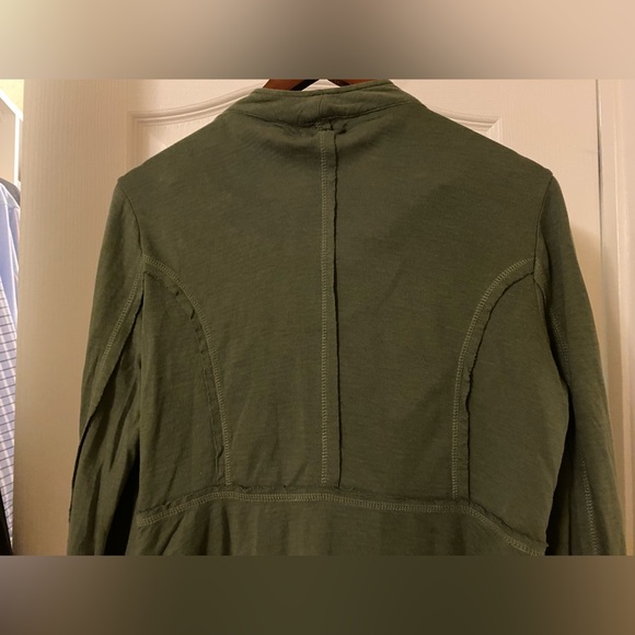 Caslon khaki green jersey blazer - size M (purchased at Nordstrom) - Picture 4 of 5